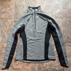 Athleta half zip running top.